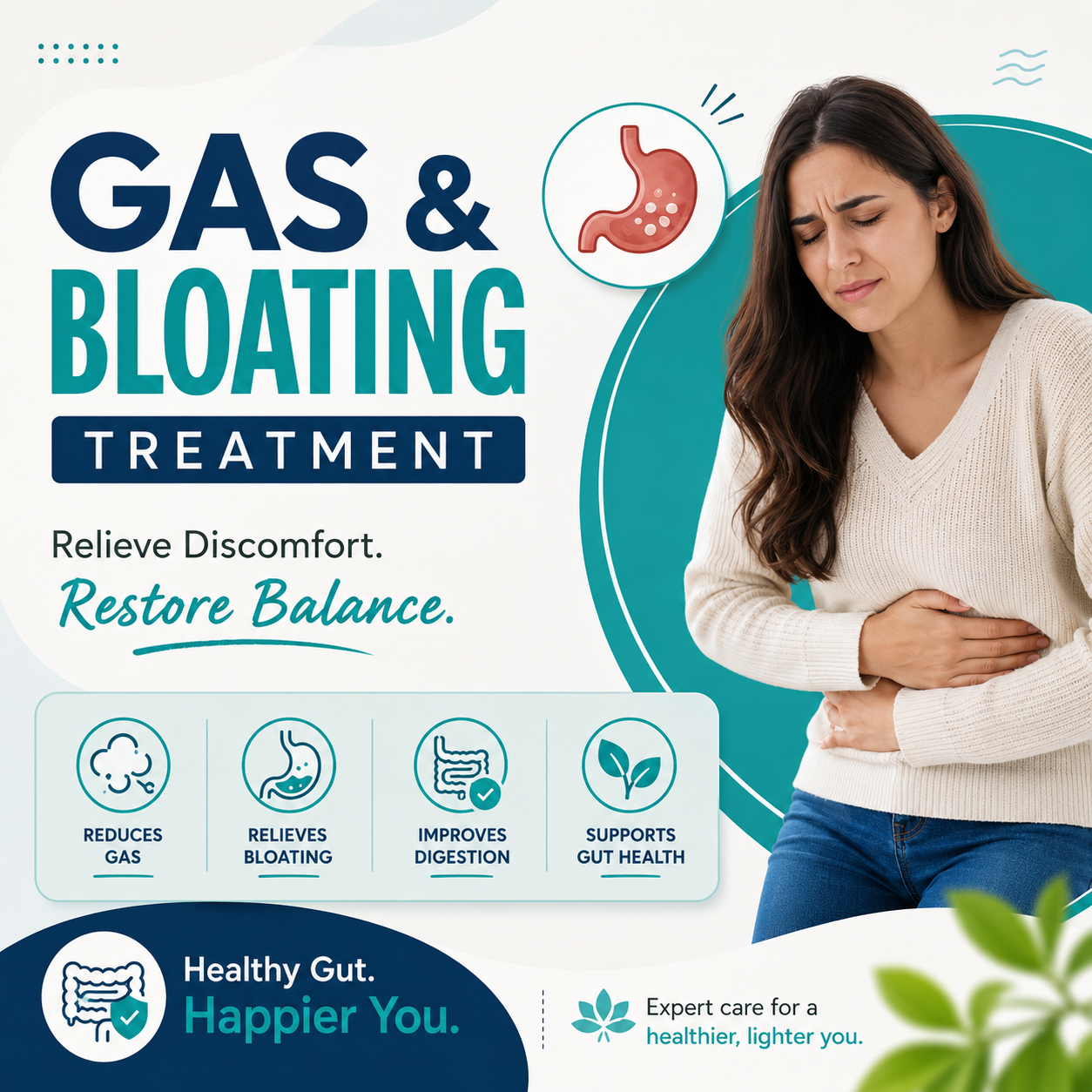 Gas and bloating treatment by Gastroenterologist in Lucknow Dr Puneet Mehrotra