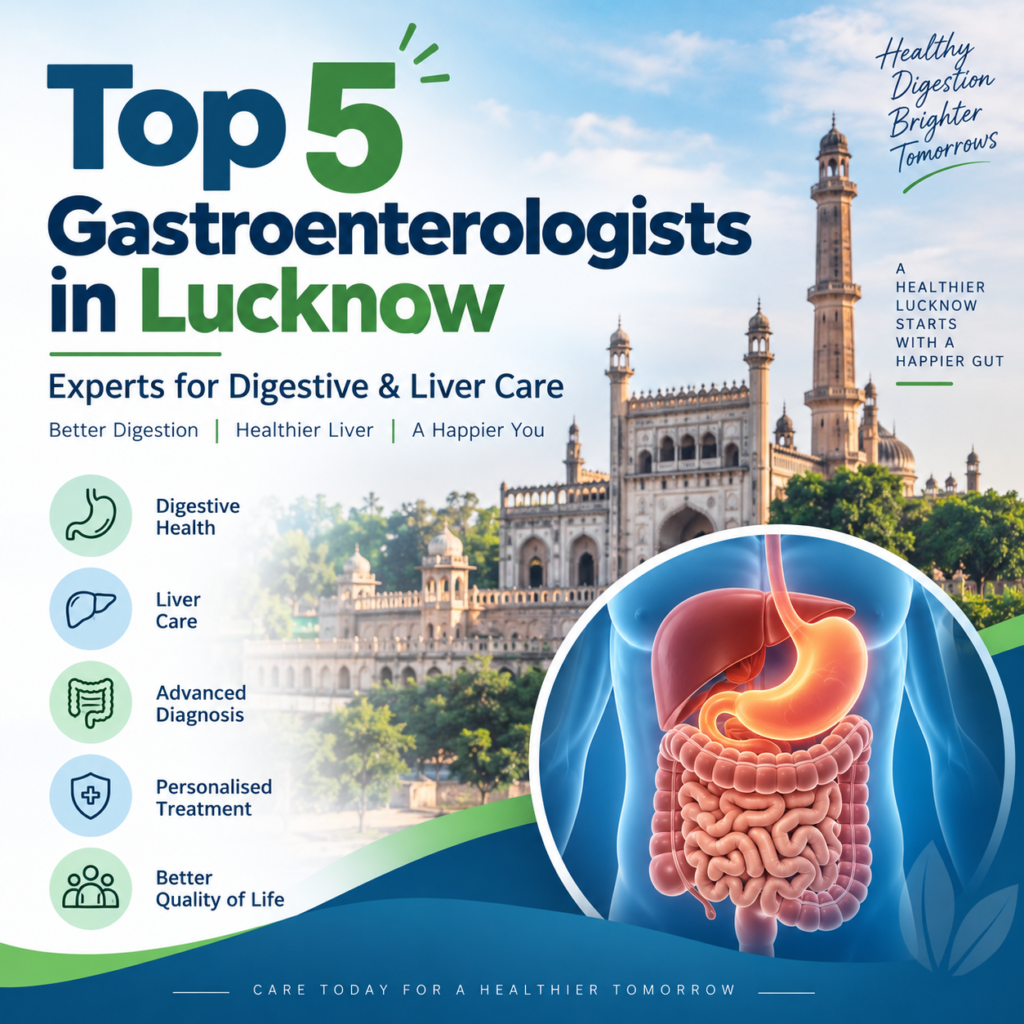 Top 5 Gastroenterologists in Lucknow: Specialists for Digestive & Liver Care